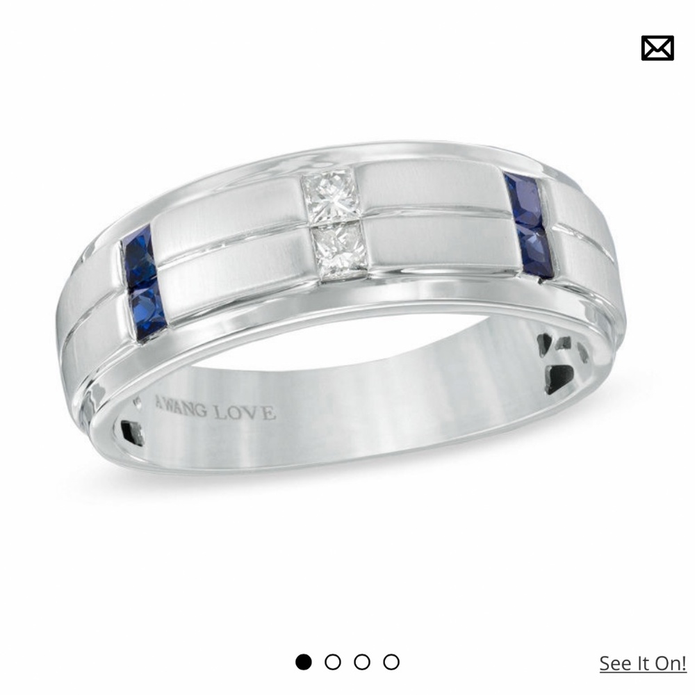 Vera Wang mens engagement ring